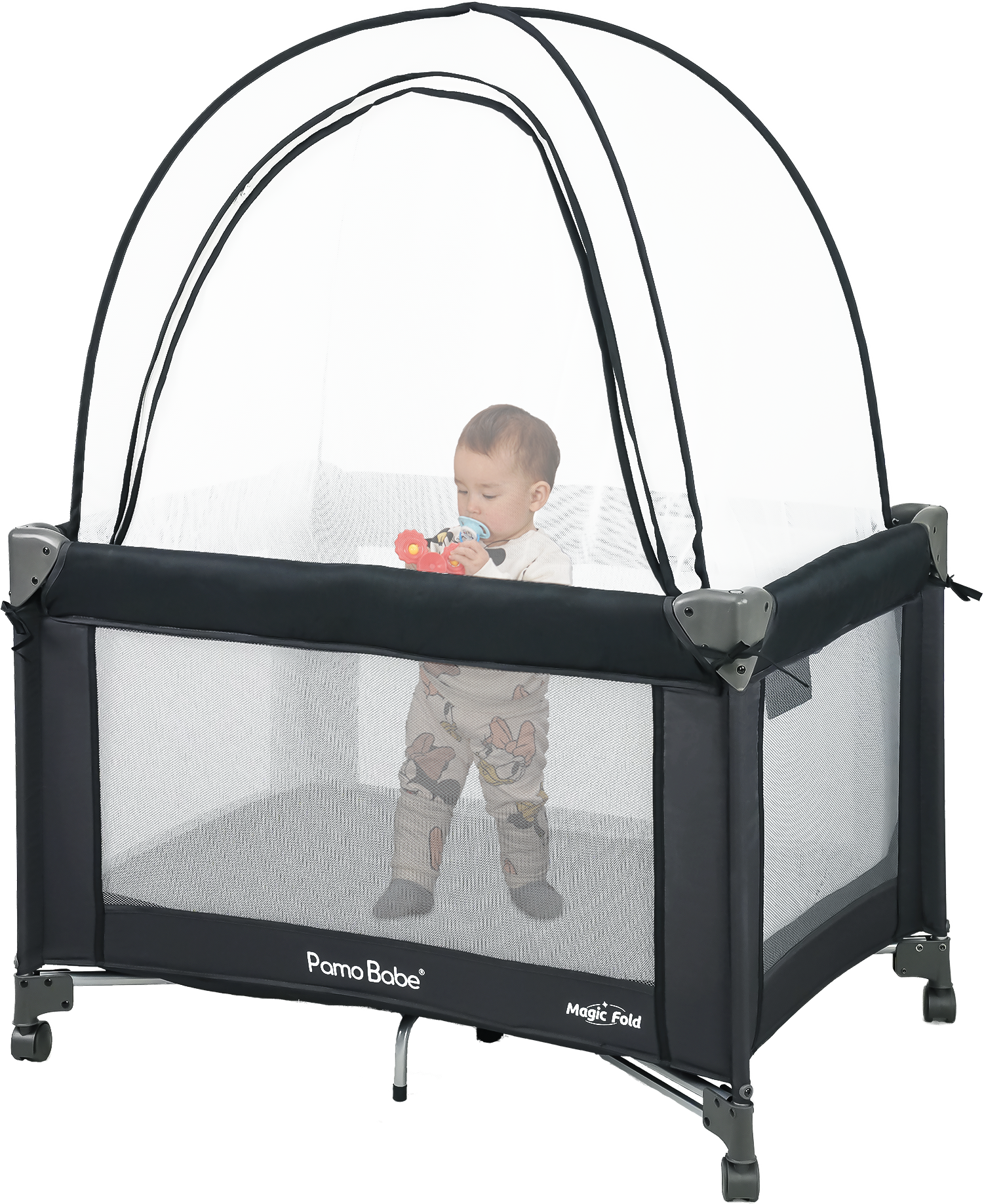 pop up tent baby Pamo Babe Pack and Play Tent, Net Cover to Keep Baby in, Pop Up Breath