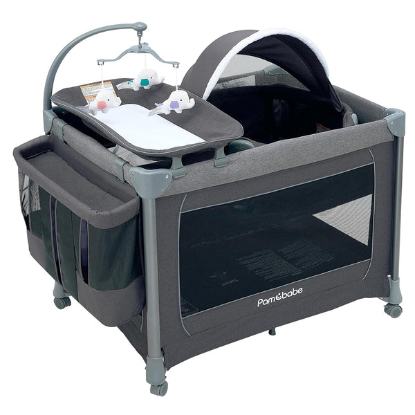 Pamo Babe 4 IN 1 Deluxe Nursery Center, Magic Fold Portable
