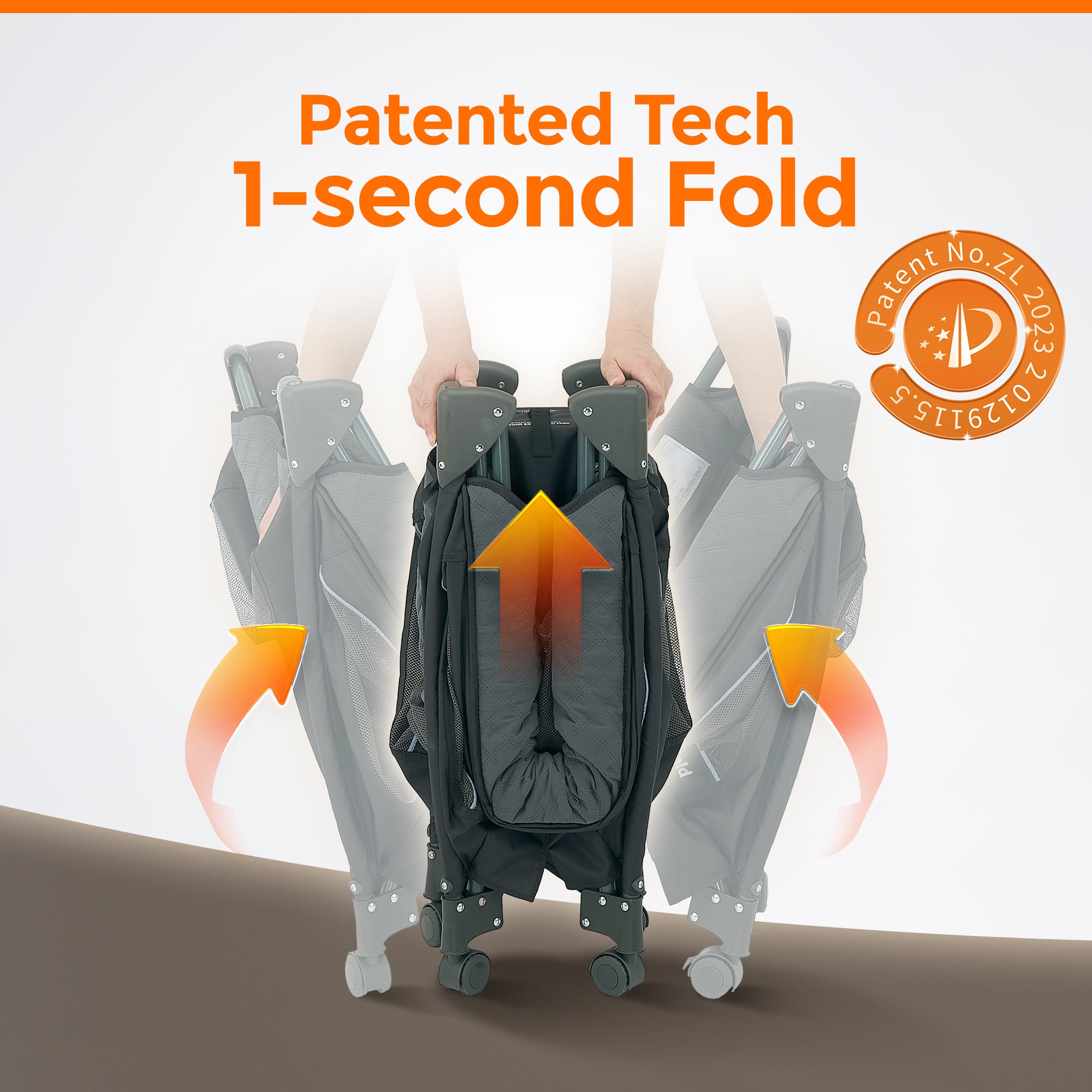 Pamo Babe 1-Second Setup 4-in-1 Playard for Babies - Portable Crib with Mosquito Net & Changing Table, Breathable Mesh, Toy Bar