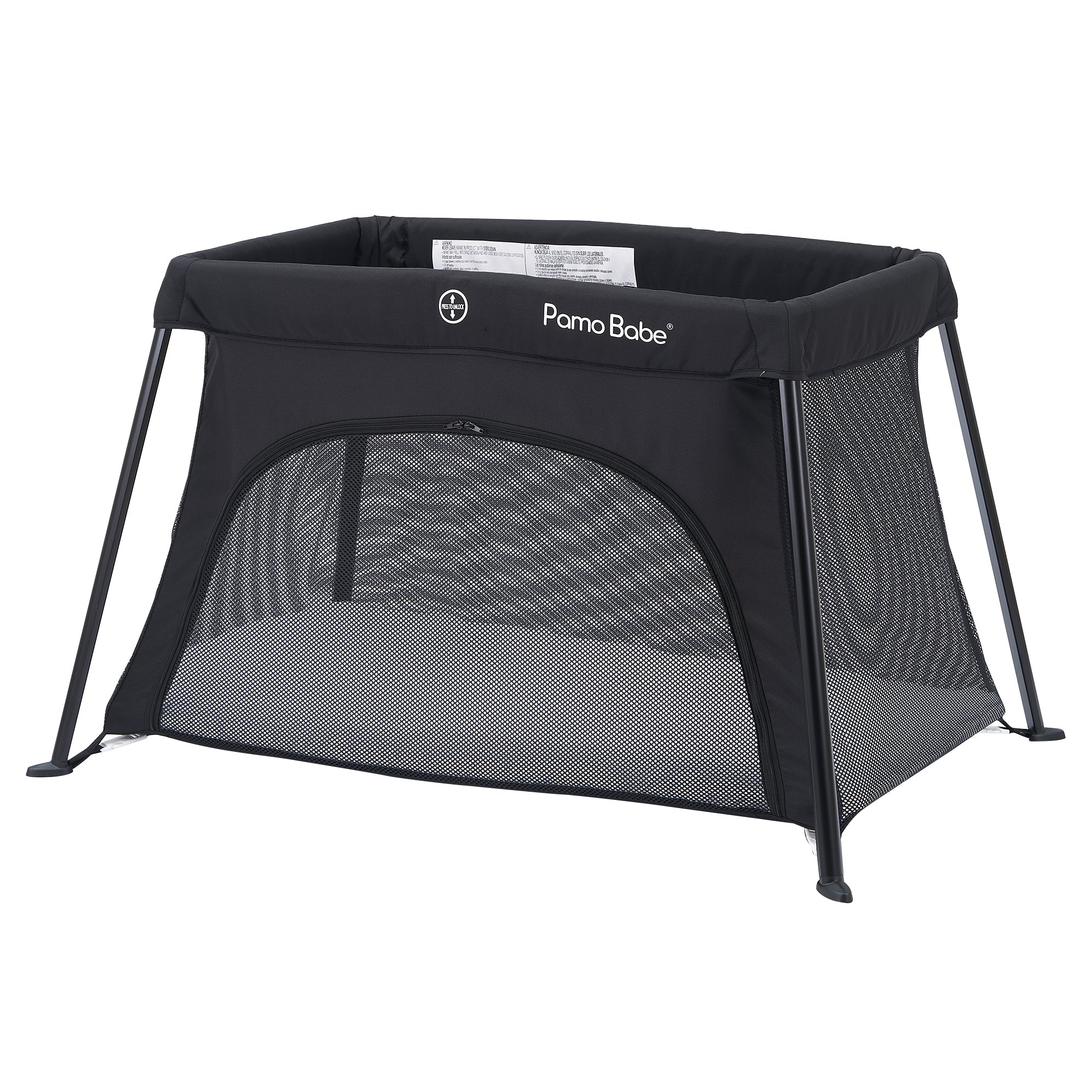 Pamo babe Lightweight Travel Crib, Portable and Easy to Carry Baby