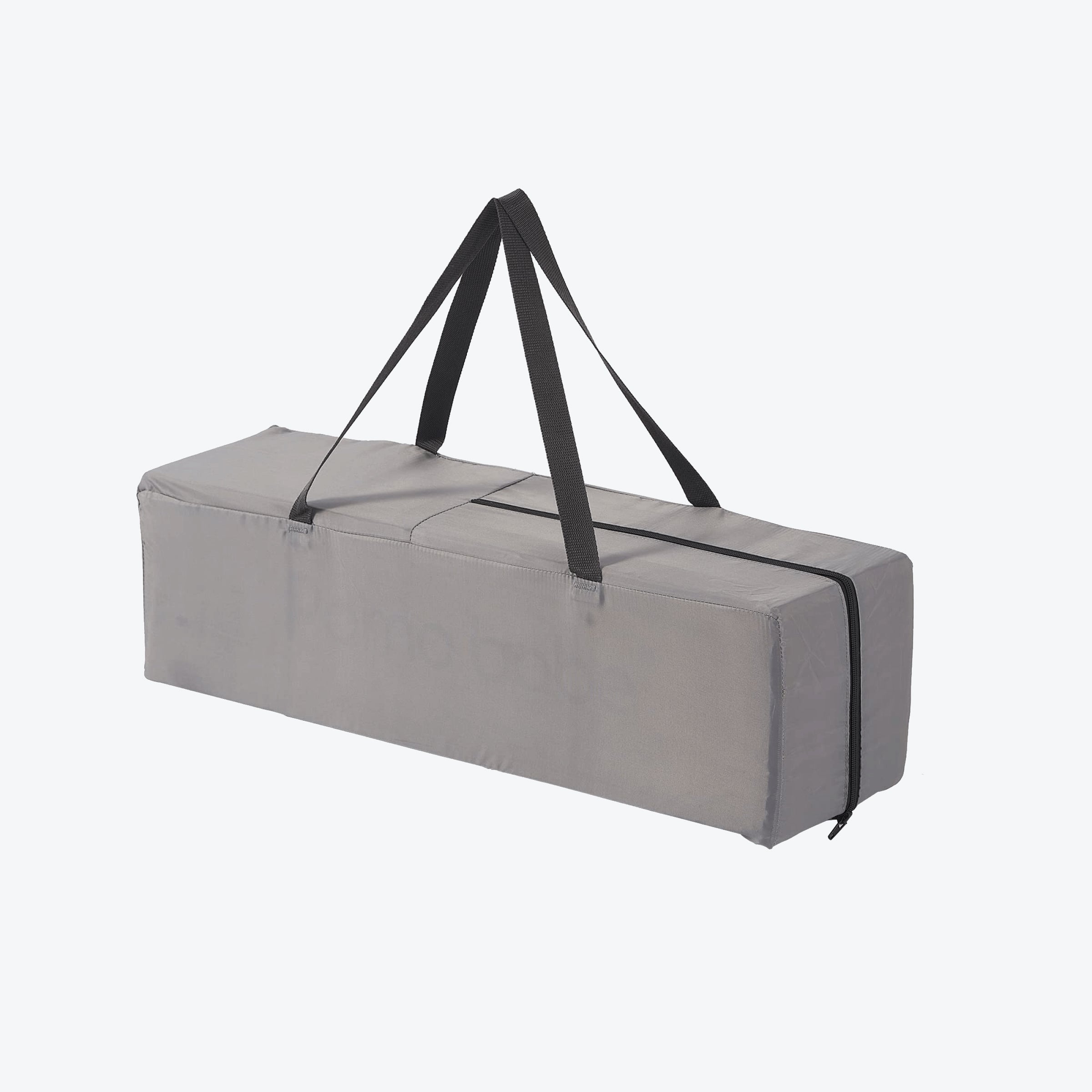 Pamo Babe Portable Crib with Mattress & Carry Grey