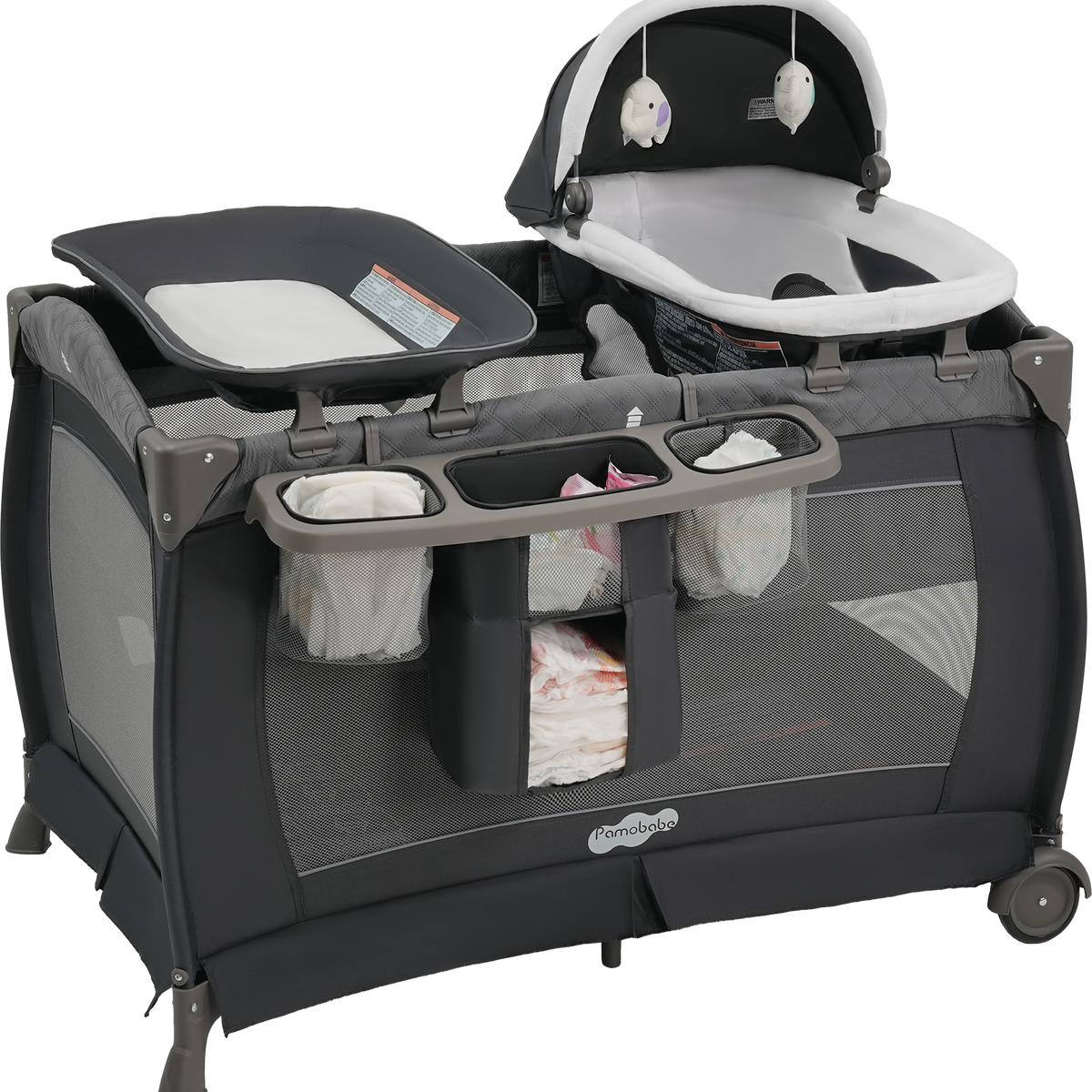 summer infant playard instructions Pamo Babe Playard Deluxe, Foldable Playpen for Baby & Toddler, Bassine